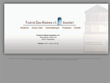 Tablet Screenshot of fsa-duesseldorf.de